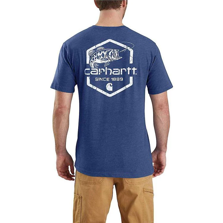 商品Carhartt|Carhartt Men's Maddock Graphic Fishing 1889 SS T-Shirt,价格¥124,第3张图片详细描述