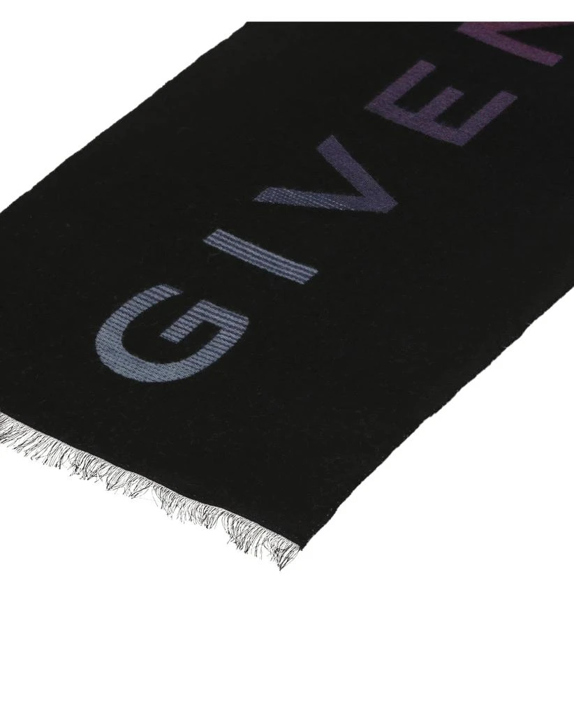 商品Givenchy|女式 大号撞色徽标羊毛围巾,价格¥950,第3张图片详细描述