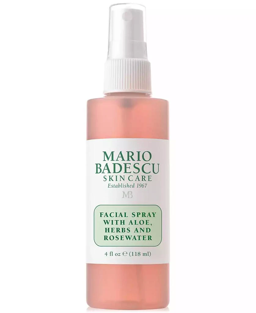 商品Mario Badescu|Facial Spray With Aloe, Herbs & Rosewater, 4-oz.,价格¥46,第1张图片详细描述