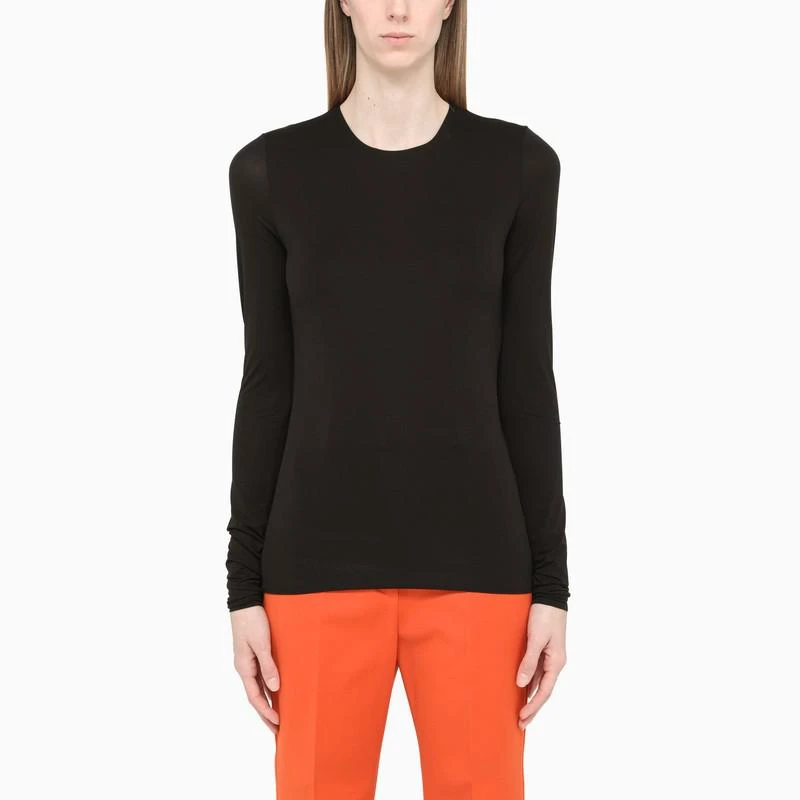 商品Max Mara|Potente black long sleeves t-shirt,价格¥687,第1张图片