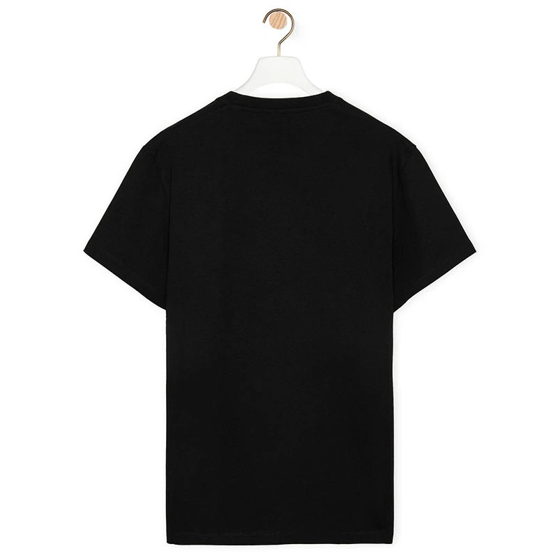 商品Loewe|【预售3-7天】罗意威 23年新款 男士黑色棉质T恤H526Y22X75-1100,价格¥3416,第4张图片详细描述