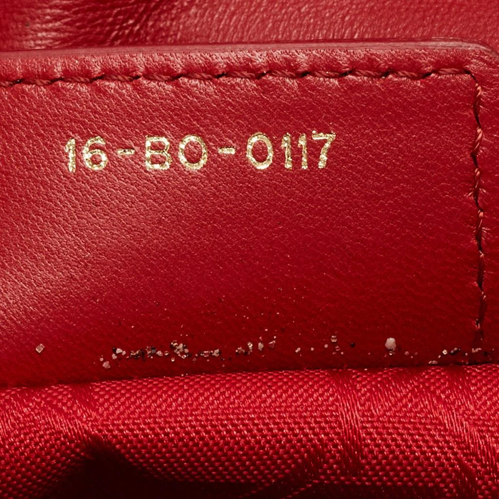 Dior Red Cannage Leather Medium Lady Dior Tote 商品