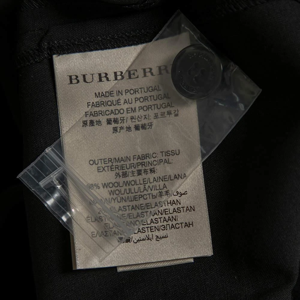Burberry Black Wool Regular Fit Pants S 商品