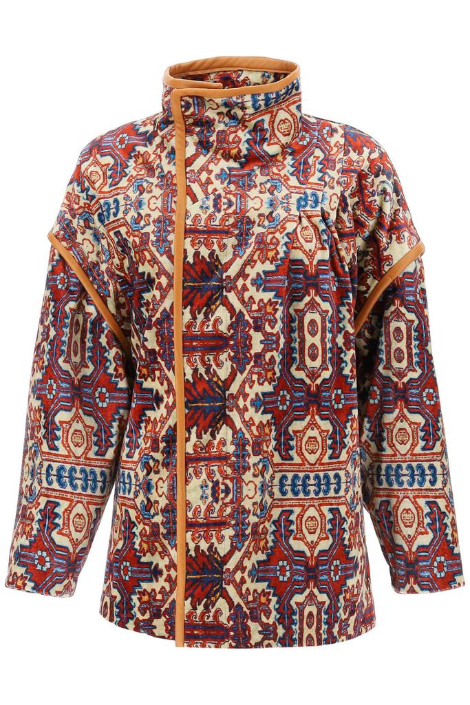 Isabel marant 'greta' velvet jacket with detachable sleeves商品第1张图片规格展示