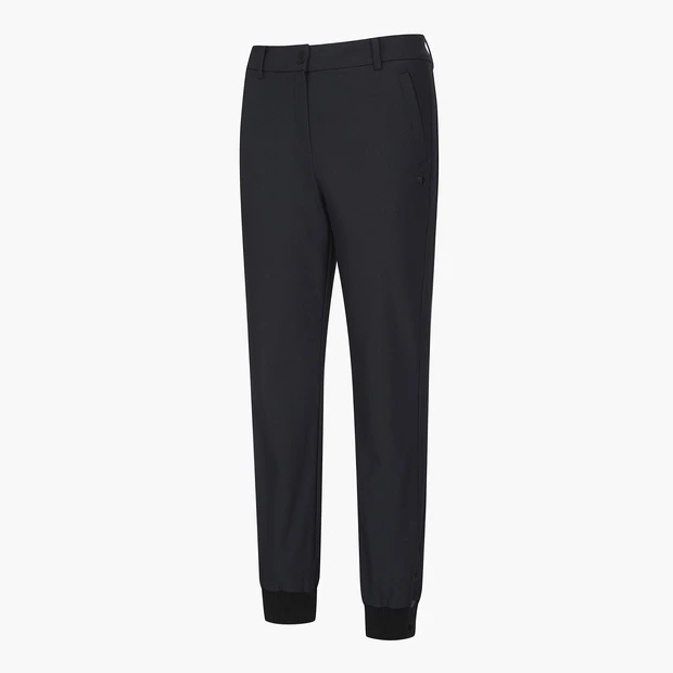 高尔夫女性下摆设计 jogger 裤展现休闲风 GO312LPT92-BLCK 商品