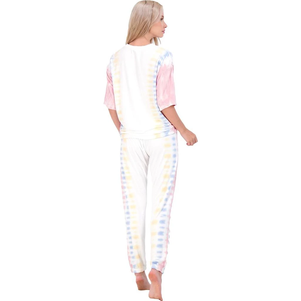 商品PJ Salvage|P.J. Salvage Sunset Hues Women's Tie-Dye Print Relaxed Fit Loungewear Pants,价格¥84,第5张图片详细描述