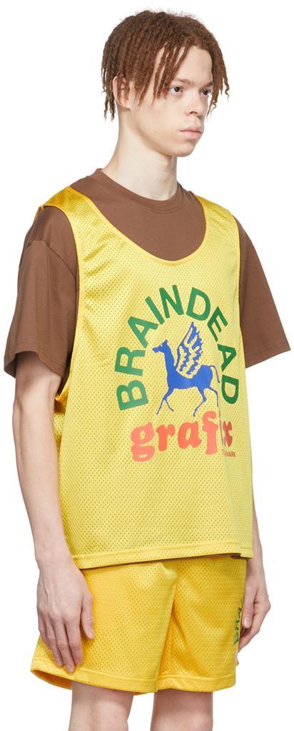 商品Brain Dead|Brown Cotton T-Shirt,价格¥626,第4张图片详细描述