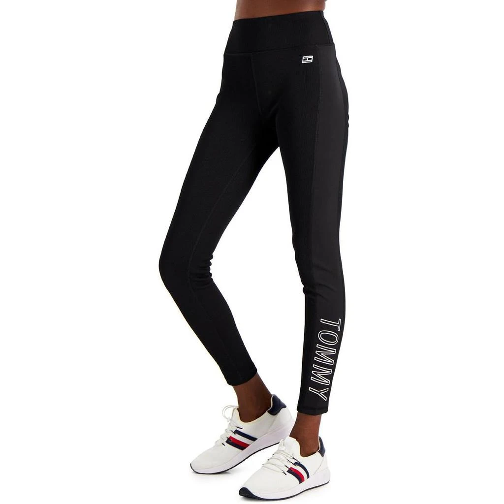 商品Tommy Hilfiger|Tommy Hilfiger Sport Womens Graphic Full-Length Athletic Leggings,价格¥78,第1张图片