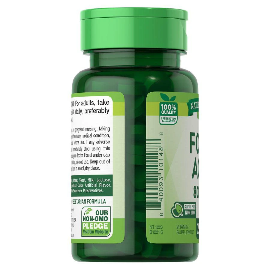 商品Nature's Truth|叶酸片 800mcg,价格¥15,第4张图片详细描述