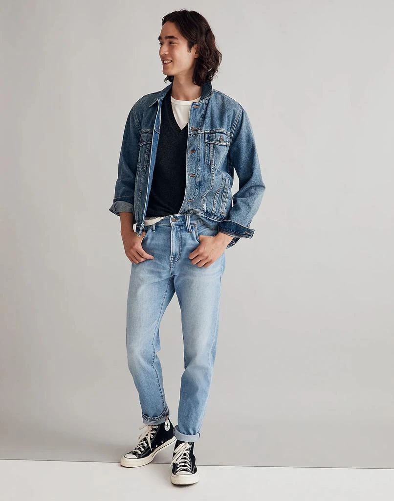 商品Madewell|Relaxed Taper Selvedge Jeans in Mandell Wash: Breast Cancer Research Edition,价格¥677,第2张图片详细描述