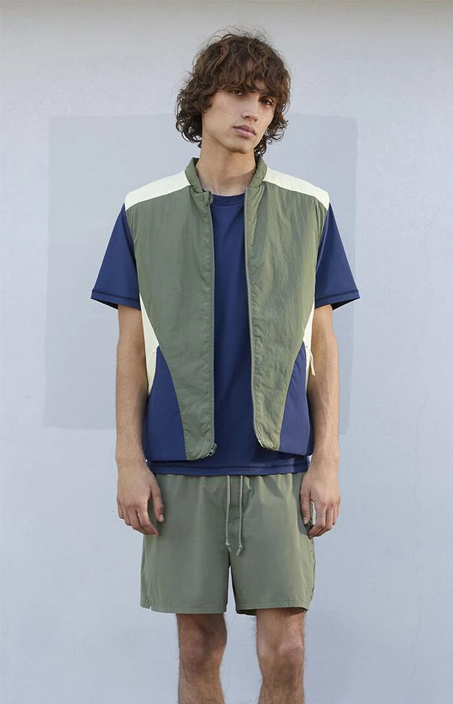 Nylon Color Block Vest 商品