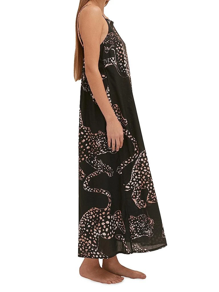 商品Desmond & Dempsey|Jag-Print Cotton Nightie,价格¥1438,第3张图片详细描述