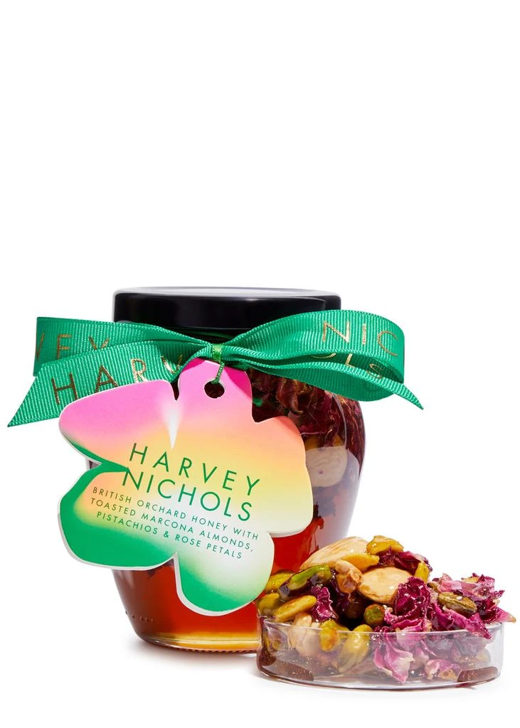 商品Harvey Nichols|Almond, Pistachio & Rose Petal Honey 375g,价格¥214,第1张图片