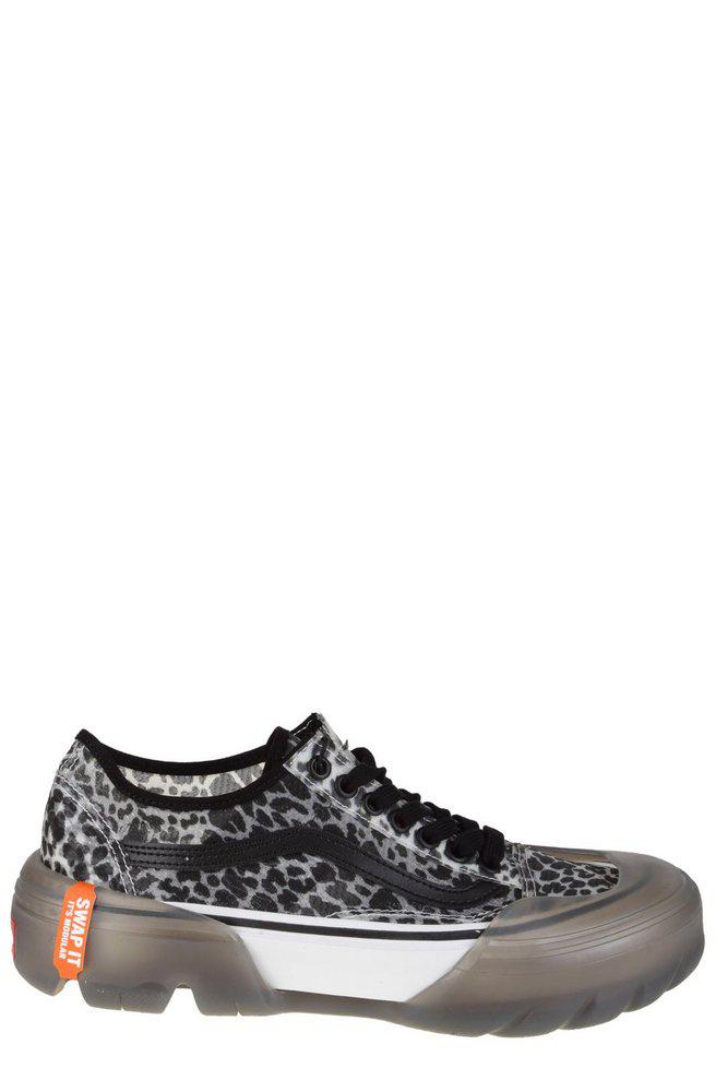 Vans Old Skool Leopard Printed Sneakers商品第1张图片规格展示