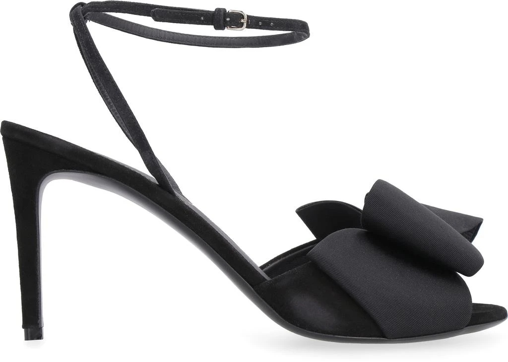 商品Salvatore Ferragamo|Ferragamo Zaira Suede Sandals,价格¥2724,第2张图片详细描述