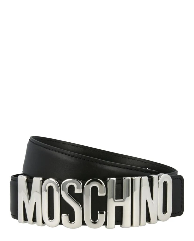 商品Moschino|Logo Lettering Leather Belt,价格¥1199,第3张图片详细描述