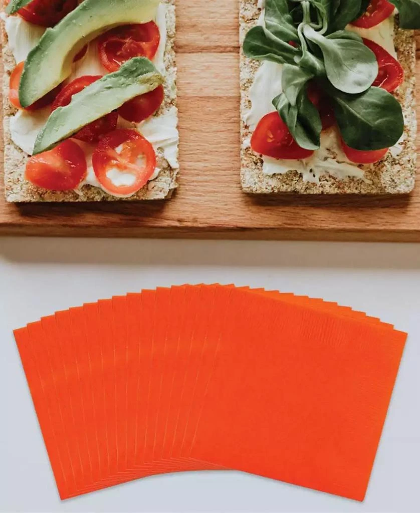 商品JAM Paper|Medium Lunch Napkins - 6.5" x 6.5" - 40 Per Pack,价格¥60,第2张图片详细描述