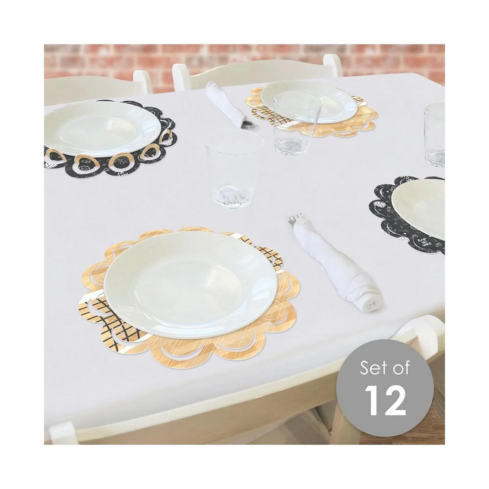 商品Big Dot of Happiness|Bump, Set, Spike Volleyball - Baby Shower or Birthday Party Table Chargers 12 Ct,价格¥127,第2张图片详细描述
