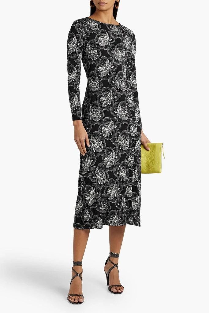 商品Diane von Furstenberg|Lugosi floral-print jersey midi dress,价格¥856,第2张图片详细描述