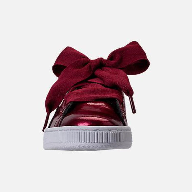 商品Puma|大女童 Basket Heart Glam 休闲鞋,价格¥139,第2张图片详细描述