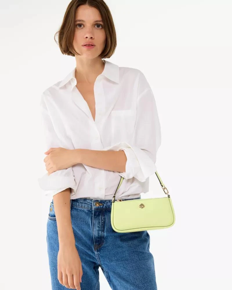 Kayla Woven Leather Convertible Wristlet 商品