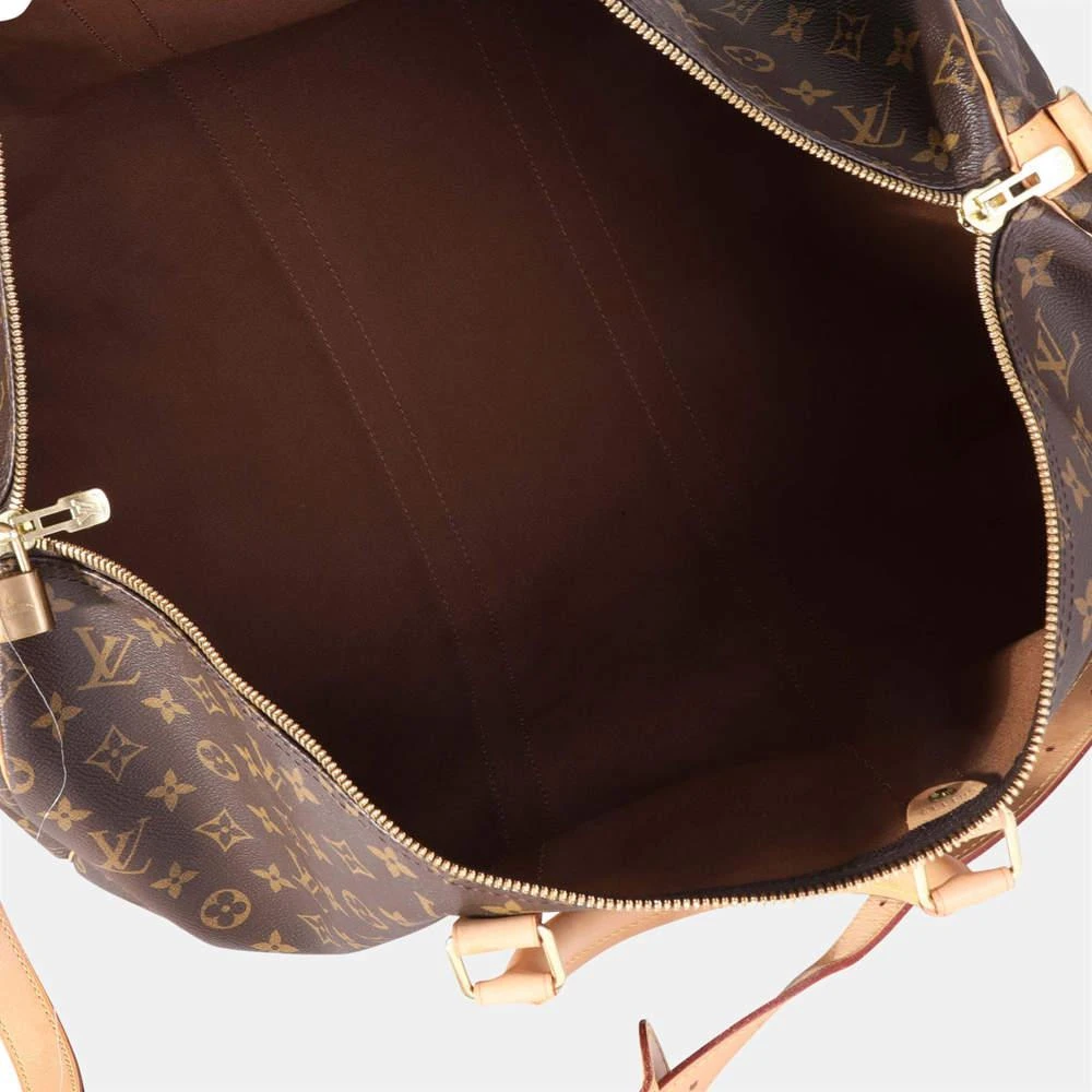 商品[二手商品] Louis Vuitton|Louis Vuitton Brown Monogram Canvas Keepall Bandouliere 55 Duffel Bag,价格¥17297,第5张图片详细描述