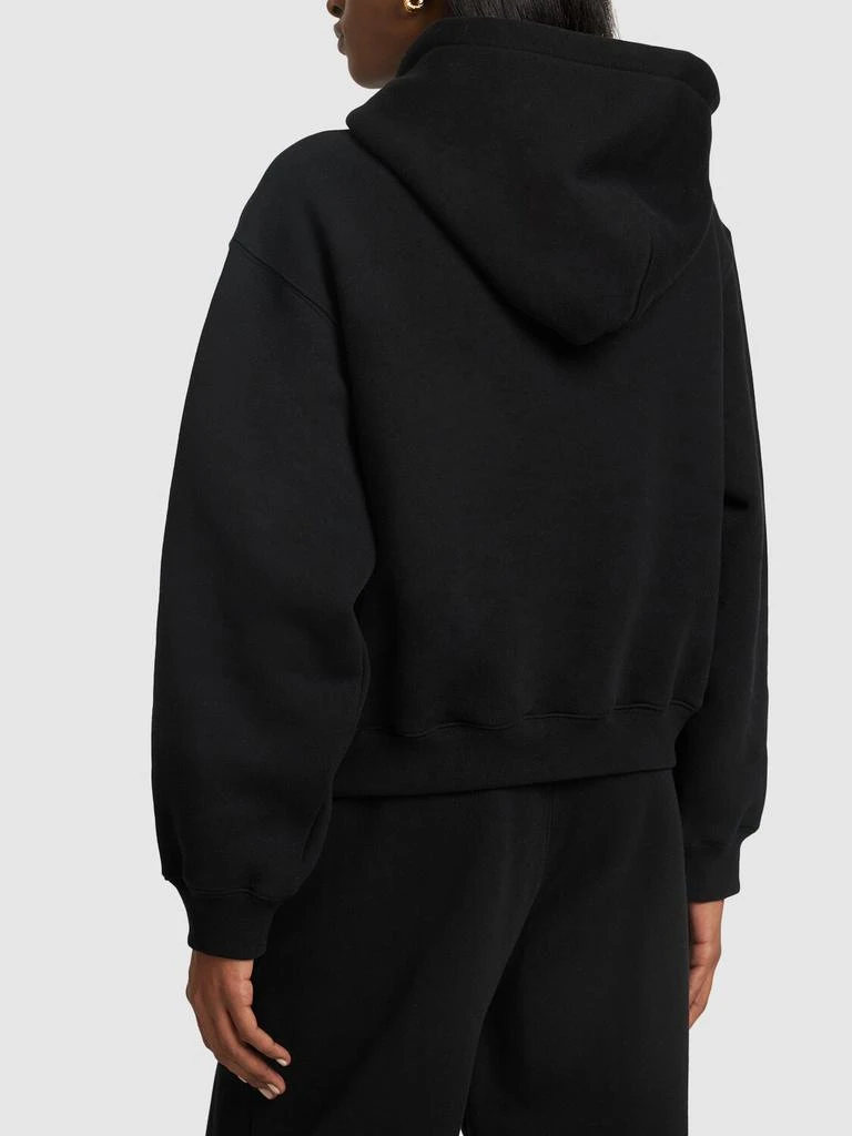 商品Alexander Wang|Essential Terry Cotton Hoodie W/ Logo,价格¥2324,第2张图片详细描述