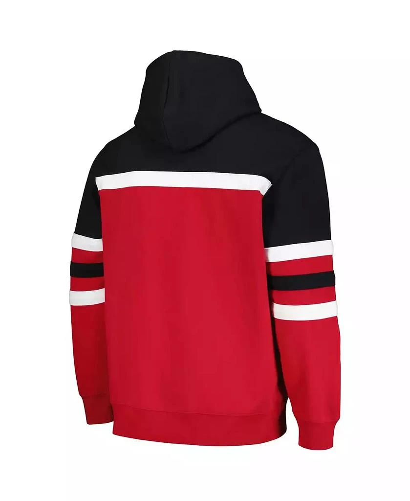 商品Mitchell & Ness|Men's Red/Black Portland Trail Blazers Head Coach Pullover Hoodie,价格¥815,第4张图片详细描述