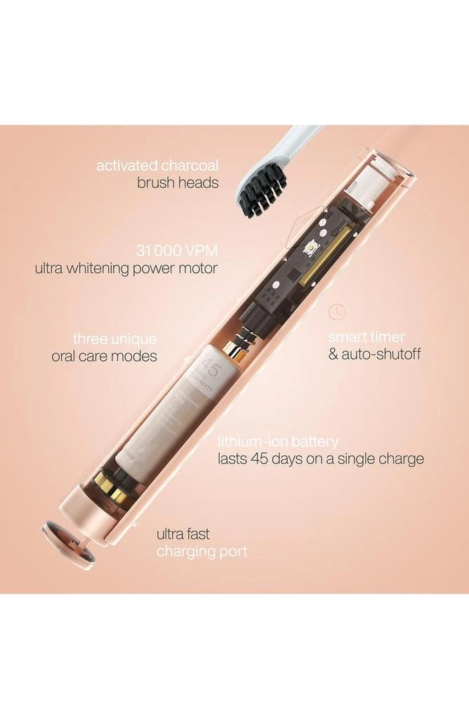 商品AquaSonic|Pulse Ultra Whitening Electric Toothbrush - Satin Rose Gold,价格¥228,第3张图片详细描述