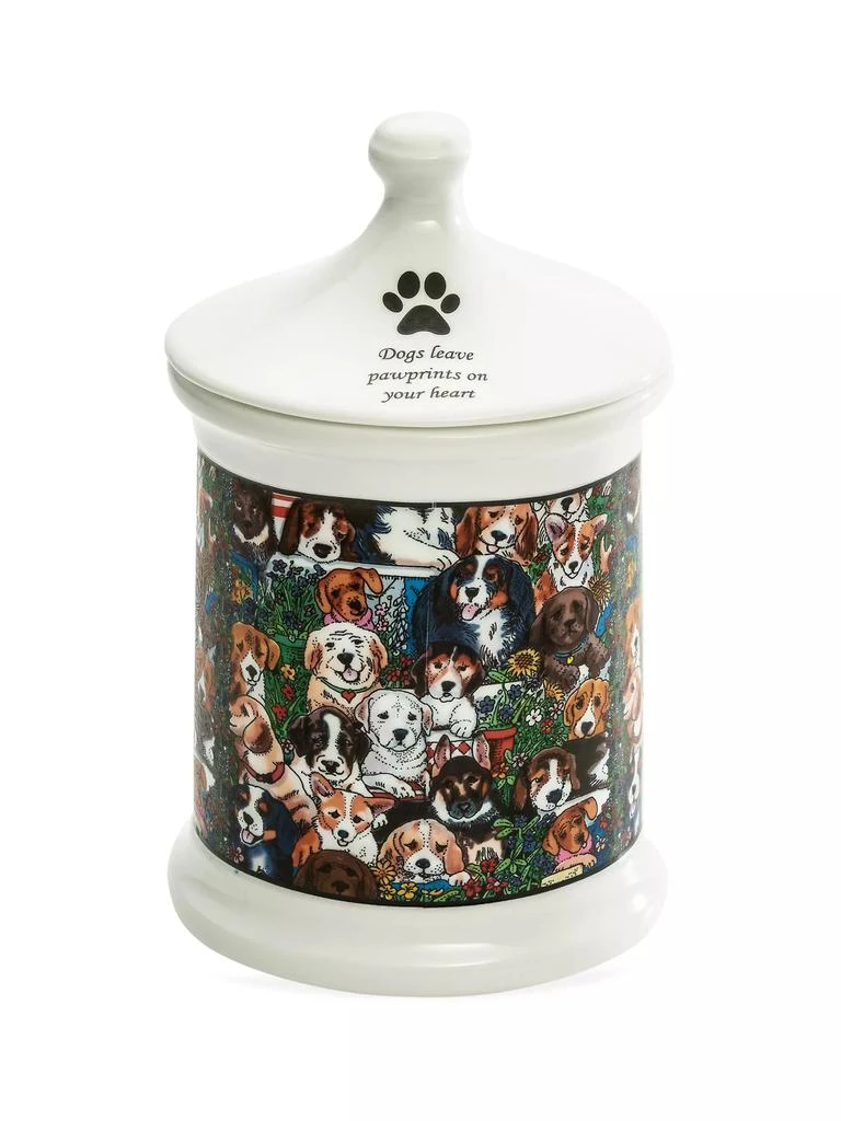 商品Halcyon Days|Dogs Leave Paw Prints Treat Jar,价格¥975,第1张图片