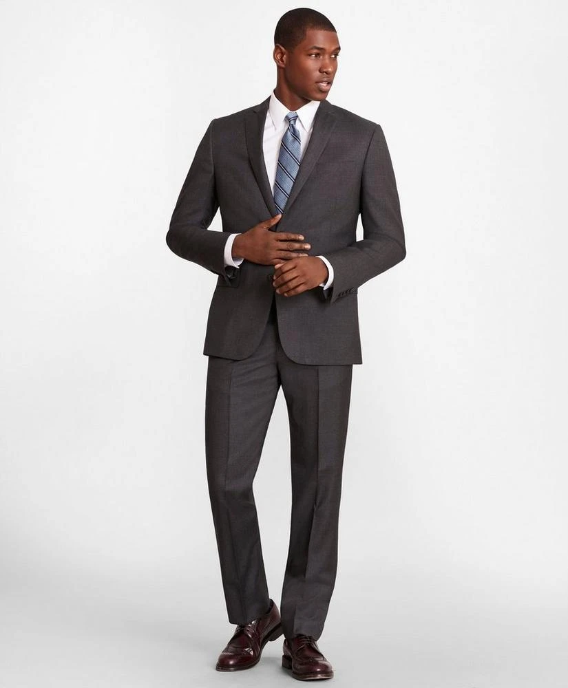 商品Brooks Brothers|Brooks Brothers Regent-Fit Wool Twill Suit Jacket,价格¥1197,第3张图片详细描述