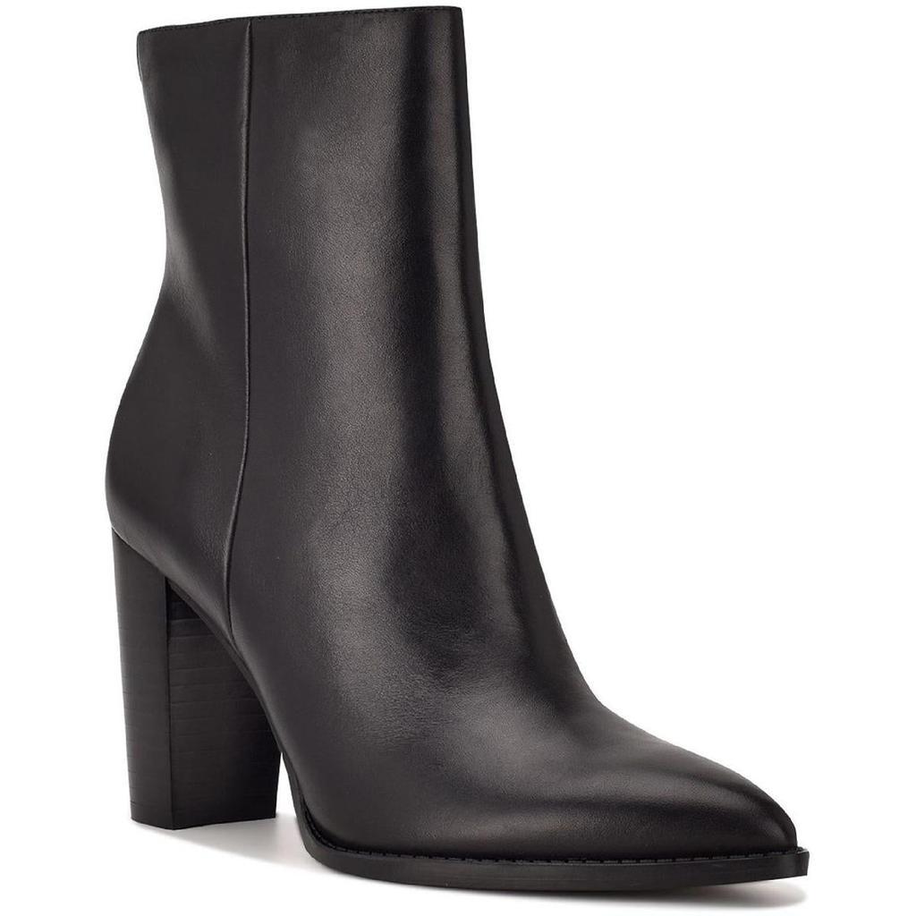 商品Nine West|Nine West Womens Try Me Leather Pointed-Toe Ankle Boots,价格¥507-¥679,第5张图片详细描述