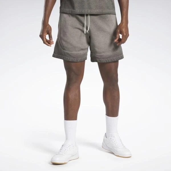 商品Reebok|Reebok Basketball Court Top Bi-Dye Fleece Shorts,价格¥507,第1张图片