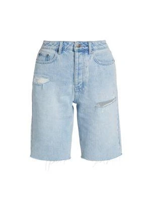 Brooklyn Distressed Denim Long Shorts 商品
