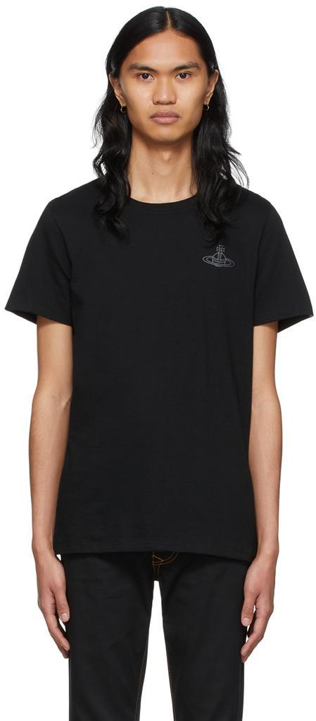 商品Vivienne Westwood|Two-Pack Black Organic Cotton T-Shirt,价格¥805,第1张图片