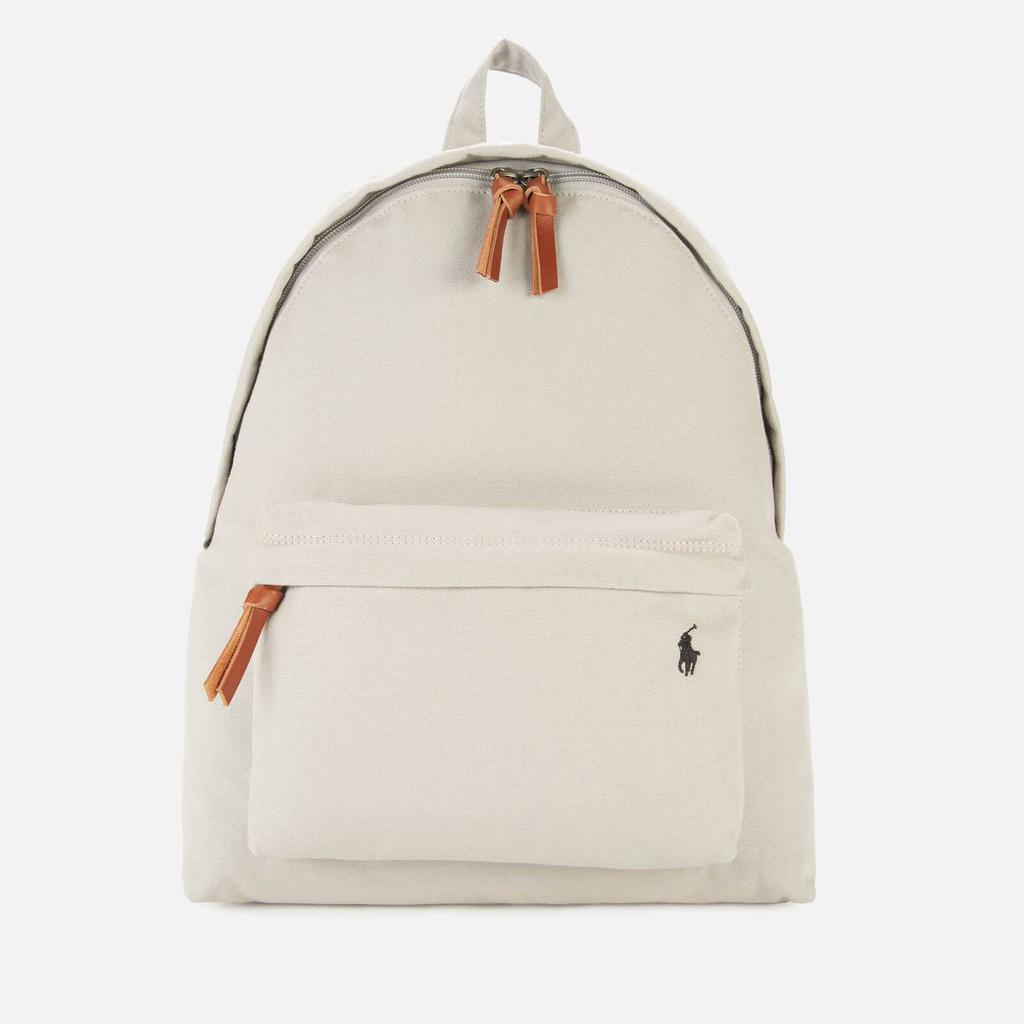 商品Ralph Lauren|Polo Ralph Lauren Men's Canvas Backpack - Soft Grey,价格¥745,第1张图片