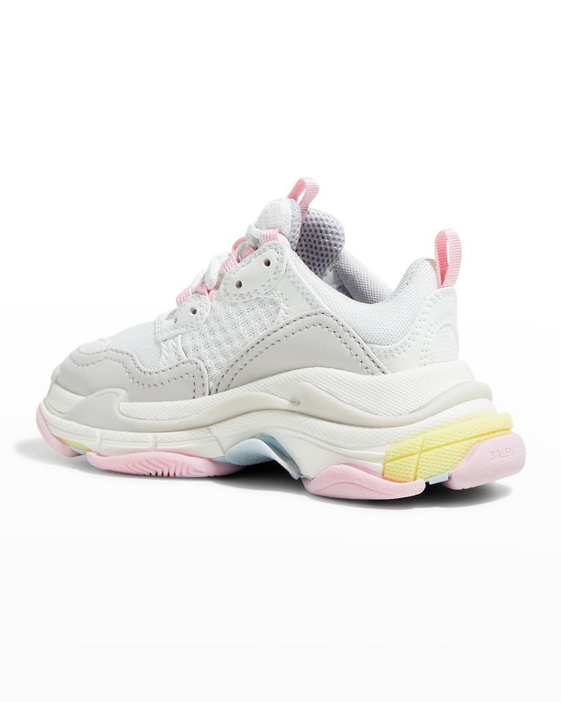 商品Balenciaga|Girl's Triple S Pastel Sneakers, Baby/Toddlers/Kids,价格¥4433,第6张图片详细描述