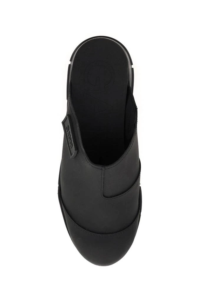 商品Ganni|Ganni recycled rubber city mules,价格¥1166,第2张图片详细描述