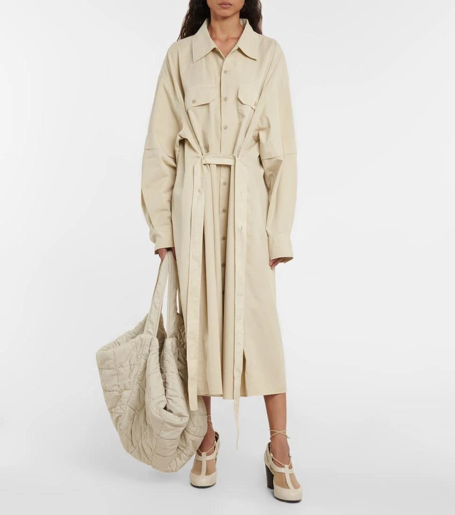 商品Lemaire|Oversized cotton twill midi dress,价格¥3629,第2张图片详细描述