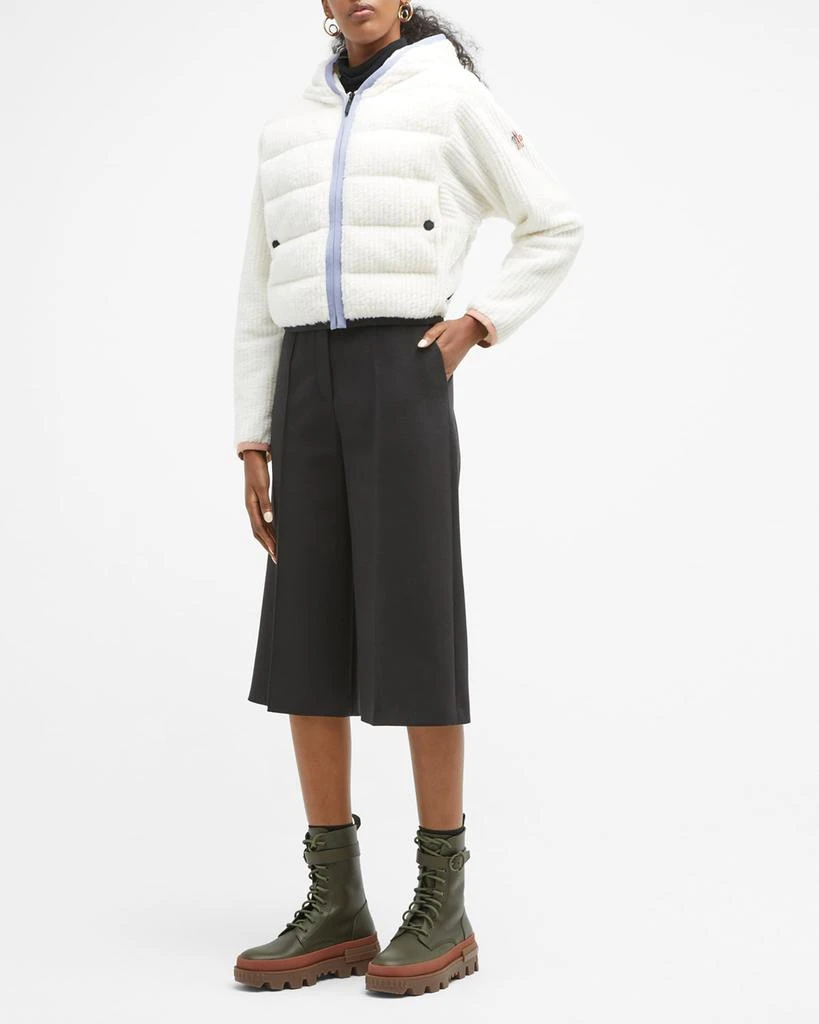 商品Moncler|Zip-Up Velvet Cardigan,价格¥6641,第4张图片详细描述