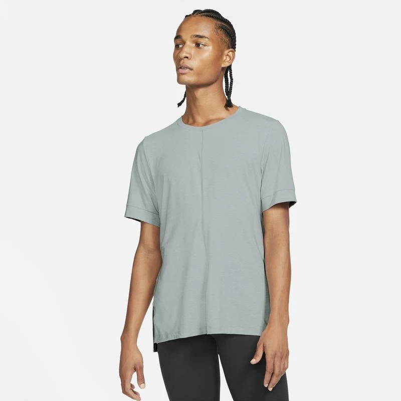 商品NIKE|Nike Yoga Dri-FIT Short Sleeve Top - Men's,价格¥373,第1张图片