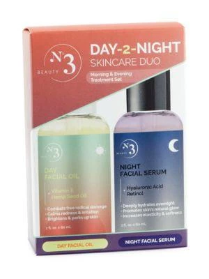 商品No. 3 Beauty|2-Piece Day Facial Oil & Night Facial Serum Set,价格¥119,第2张图片详细描述
