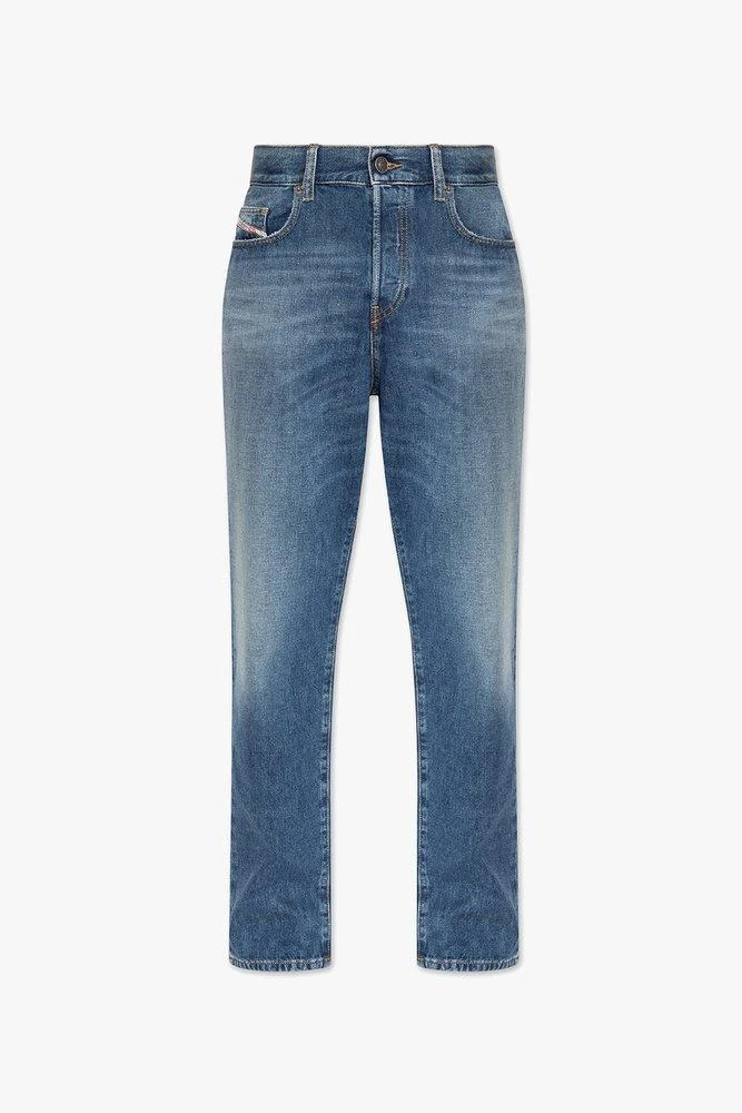 商品Diesel|Diesel D-Viker Distressed Mid-Rise Jeans,价格¥1033,第1张图片