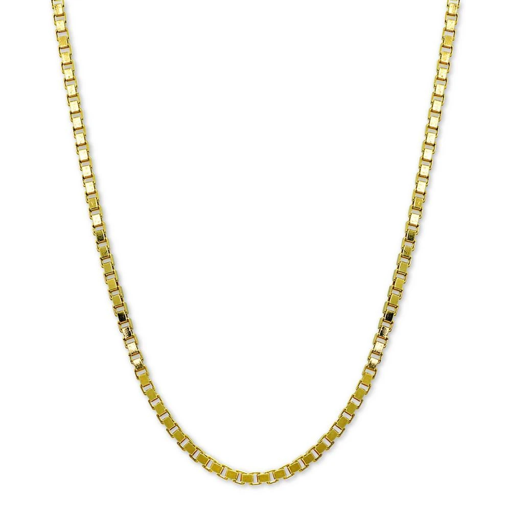 商品Giani Bernini|Box Link 20" Chain Necklace in 18k Gold-Plated Sterling Silver, Created for Macy's,价格¥447,第1张图片