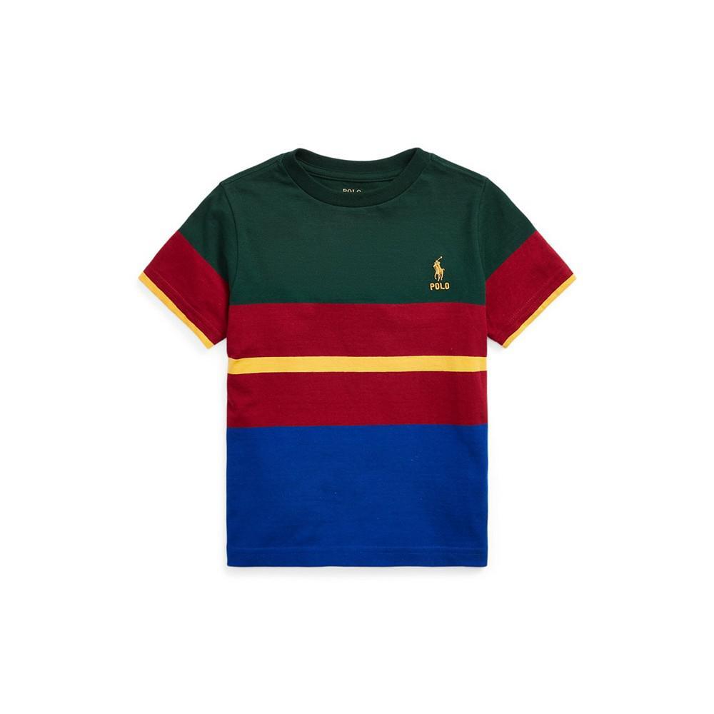 商品Ralph Lauren|Big Boys Striped Cotton Jersey T-shirt,价格¥204,第1张图片