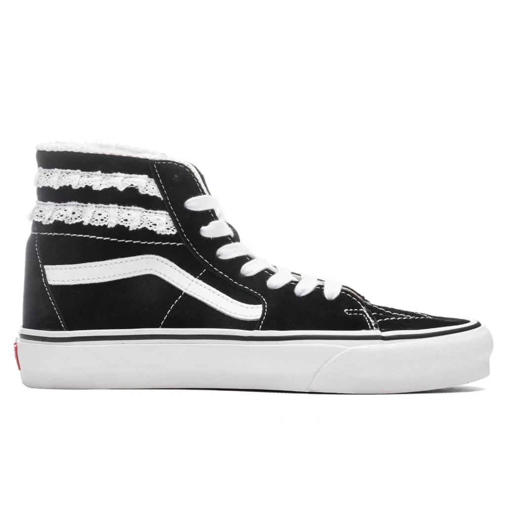 商品Vans|Vans x Sandy Liang Sk8-Hi Tapered - Black/White,价格¥839,第2张图片详细描述