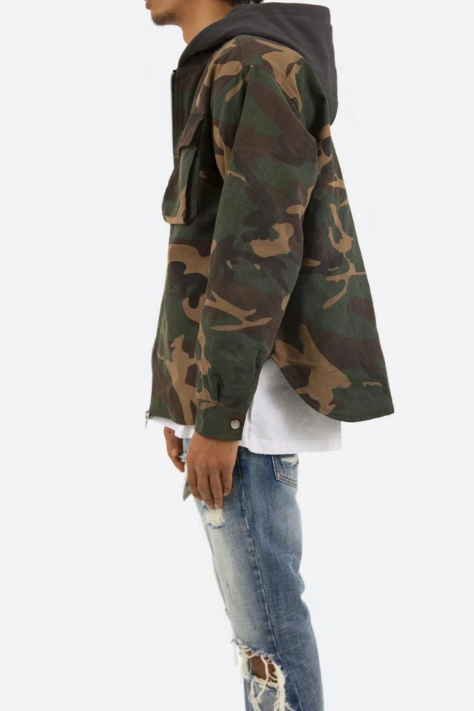 Camo Hooded Zip Up - Woodland Camo 商品