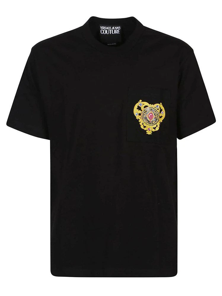 商品Versace|Versace Jeans Couture Heart Couture Crewneck T-Shirt,价格¥628,第1张图片