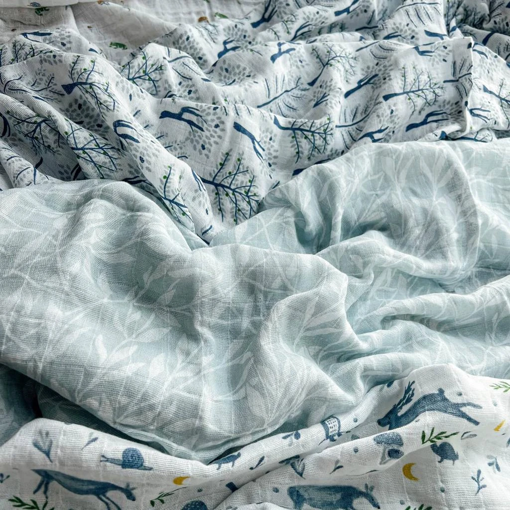 商品aden + anais|aden + anais GOTS Organic Classic Muslin Squares - Outdoors (3 Pack),价格¥149,第2张图片详细描述
