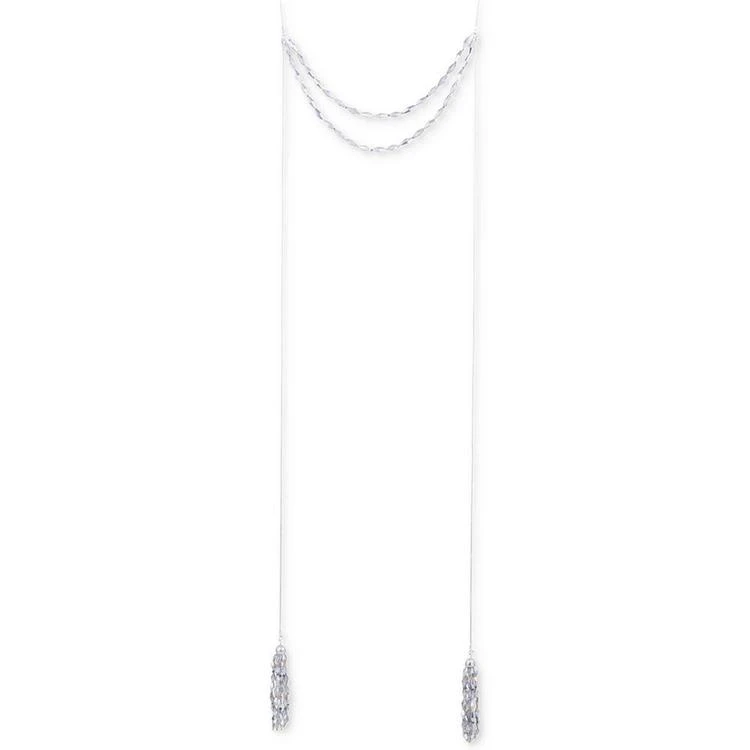 商品Nine West|Tri-Tone Double Row Long Tassel Choker Necklace,价格¥83,第1张图片